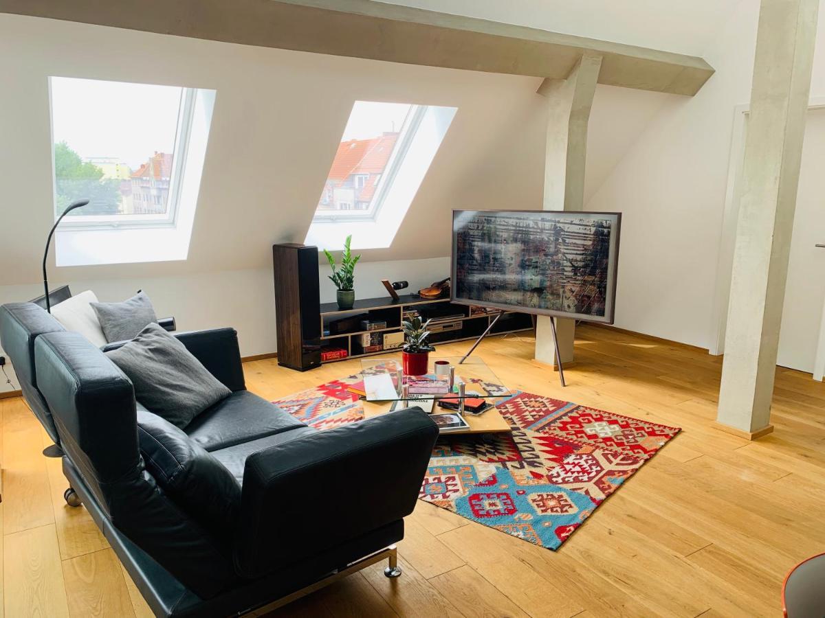 Exklusives Penthouse Im Ehemaligen Bunker Apartment Hanovra Exterior foto
